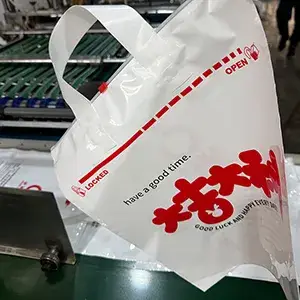  Zip-Lock пакет с петлевой ручкой и бегунком 
